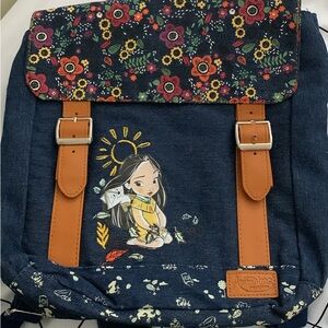 Disney Pocahontas bag. Denim with brown straps. Dog friendly, smoke free home.